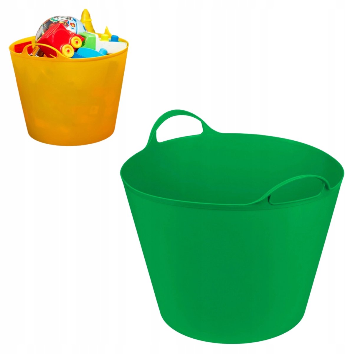 Flexibele Speelgoed opbergzak XXL 30L met handwater