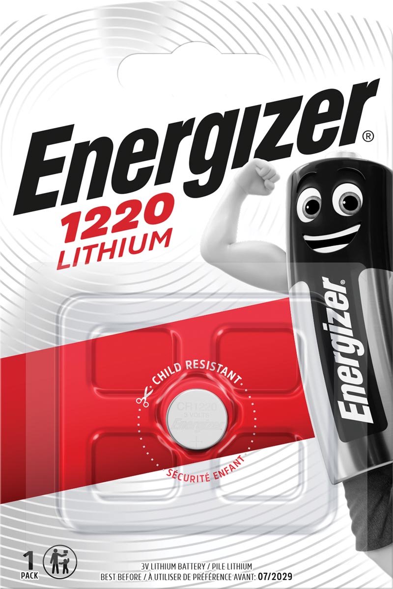 Energizer - Lithium batterij - 3V / CR1220 - 1 stuk
