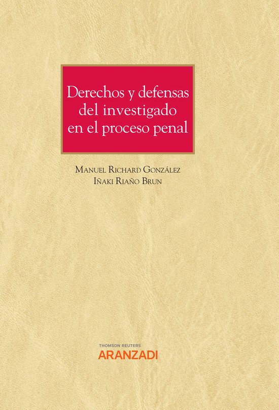 Derechos y defensas del investigado en el proceso penal - cover