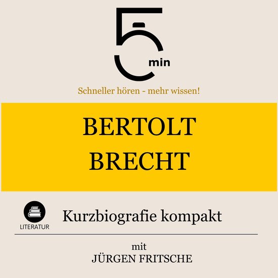 Bertolt Brecht: Kurzbiografie kompakt - cover