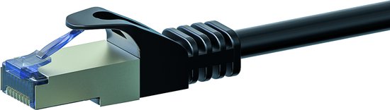 Danicom CAT6a S/FTP (PIMF) patchkabel - 10 meter zwart - netwerkkabel - internetkabel - UTP kabel - RJ45 - 10000 mbit/s
