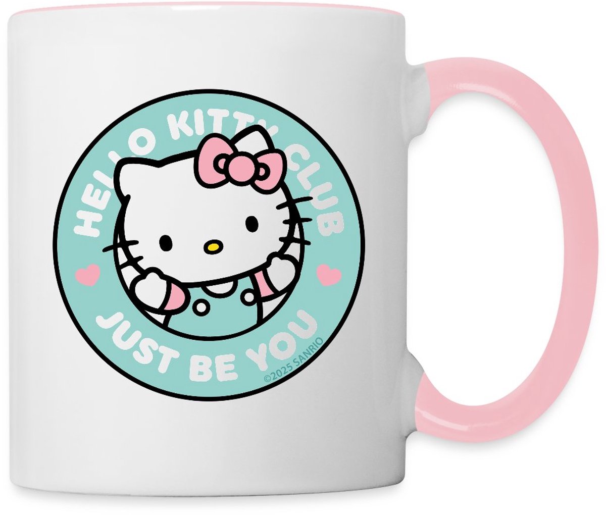 Hello Kitty Just Be You Hello Kitty Club Mok Tweekleurig