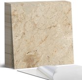 Coloray Plaktegels - Natuursteenpatroon Portugese Tegels - 30 cm x 30 cm - Beige Plaktegels - 9 stuks - Vierkant PVC Tegels - Plaktegels Keuken - Zelfklevende Vloertegels - Vinyl Tegels Zelfklevend - Zelfklevende Tegels