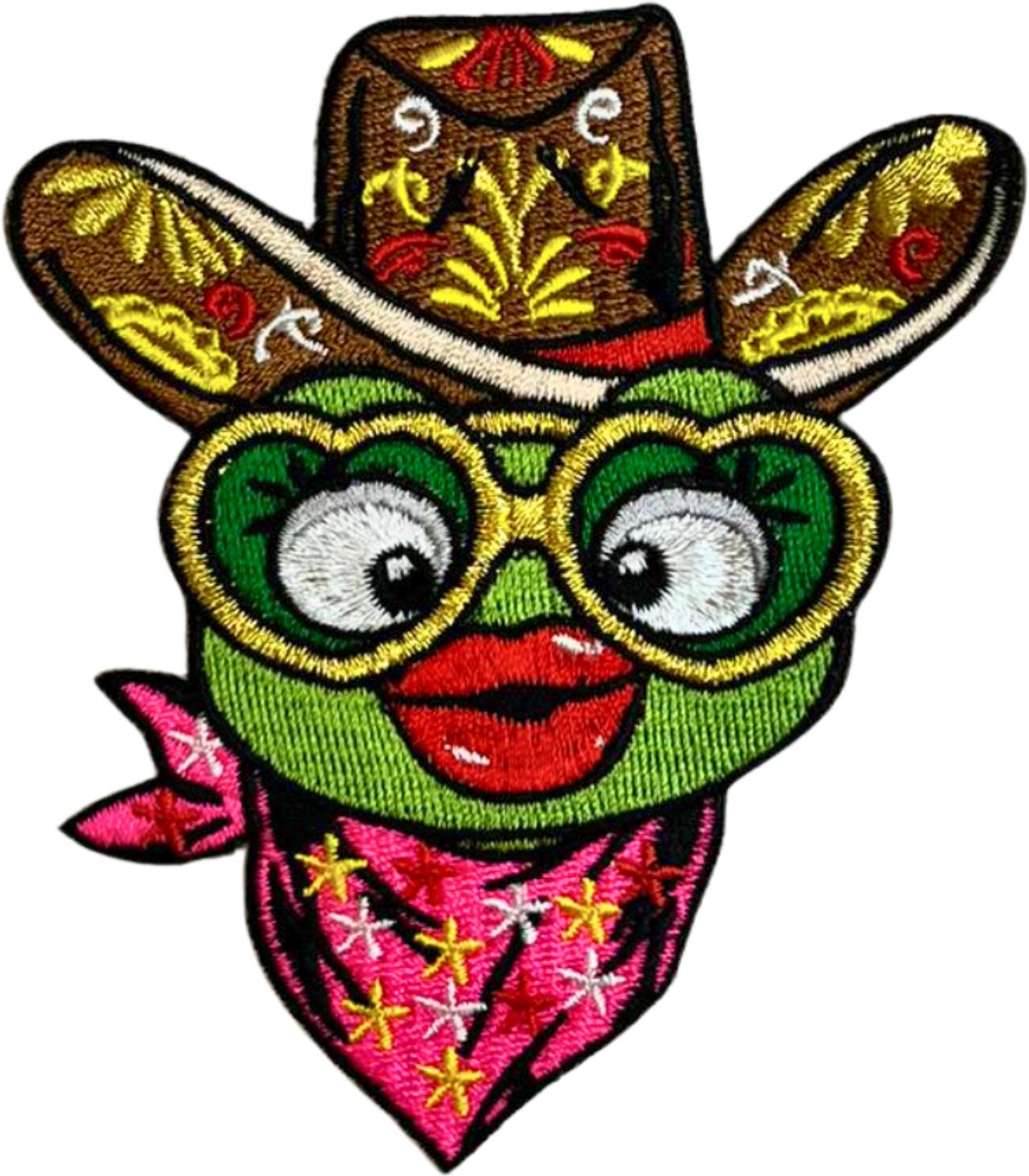 Embleem Oeteldonk - Kikker Cowgirl