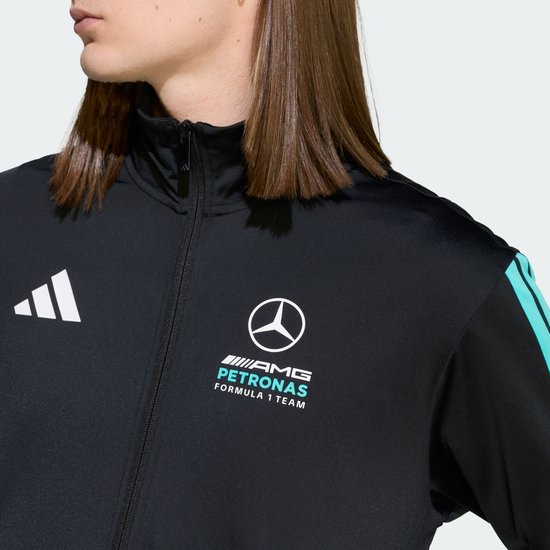 Adidas Performance Mercedes - Amg Petronas Formula 1 Team Dna Sportjack - Heren - Zwart van Merkloos — afbeelding 2