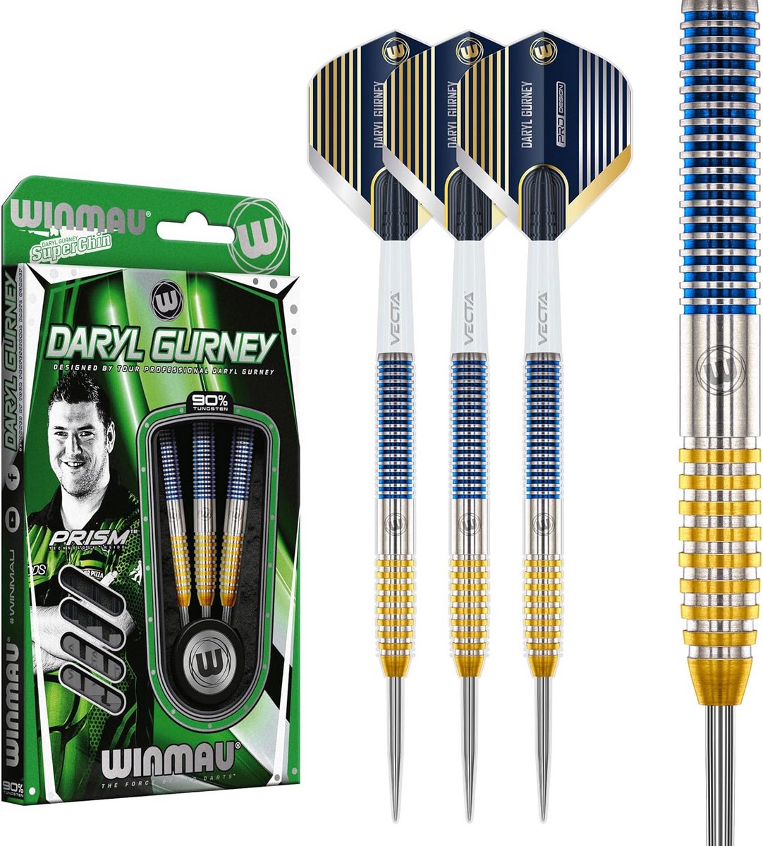 90% Tungsten Professionele Darts Set Met Griptype - Verkrijgbaar Met Steel Tip en Soft Tip
