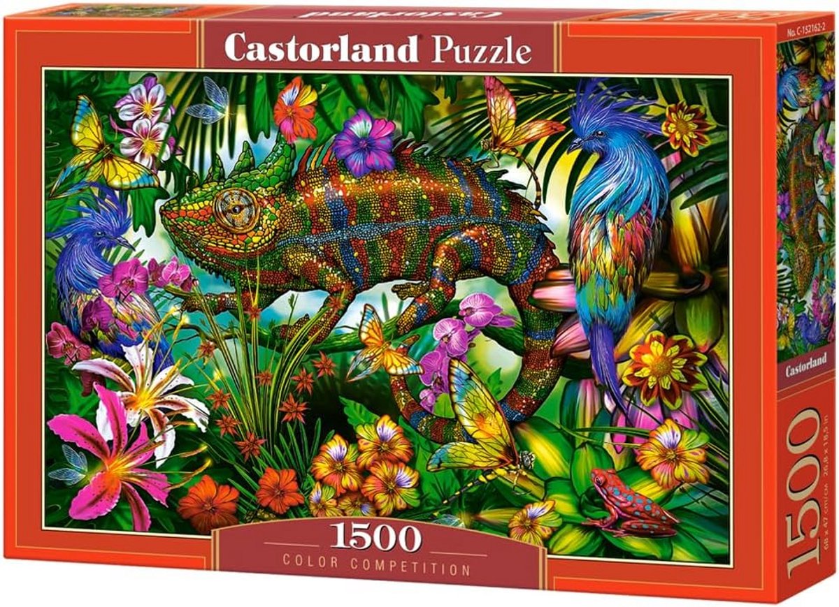 Puzzel 1500 Stukjes Kleurrijke Scène - Uitdagend Legpuzzel Vormvast