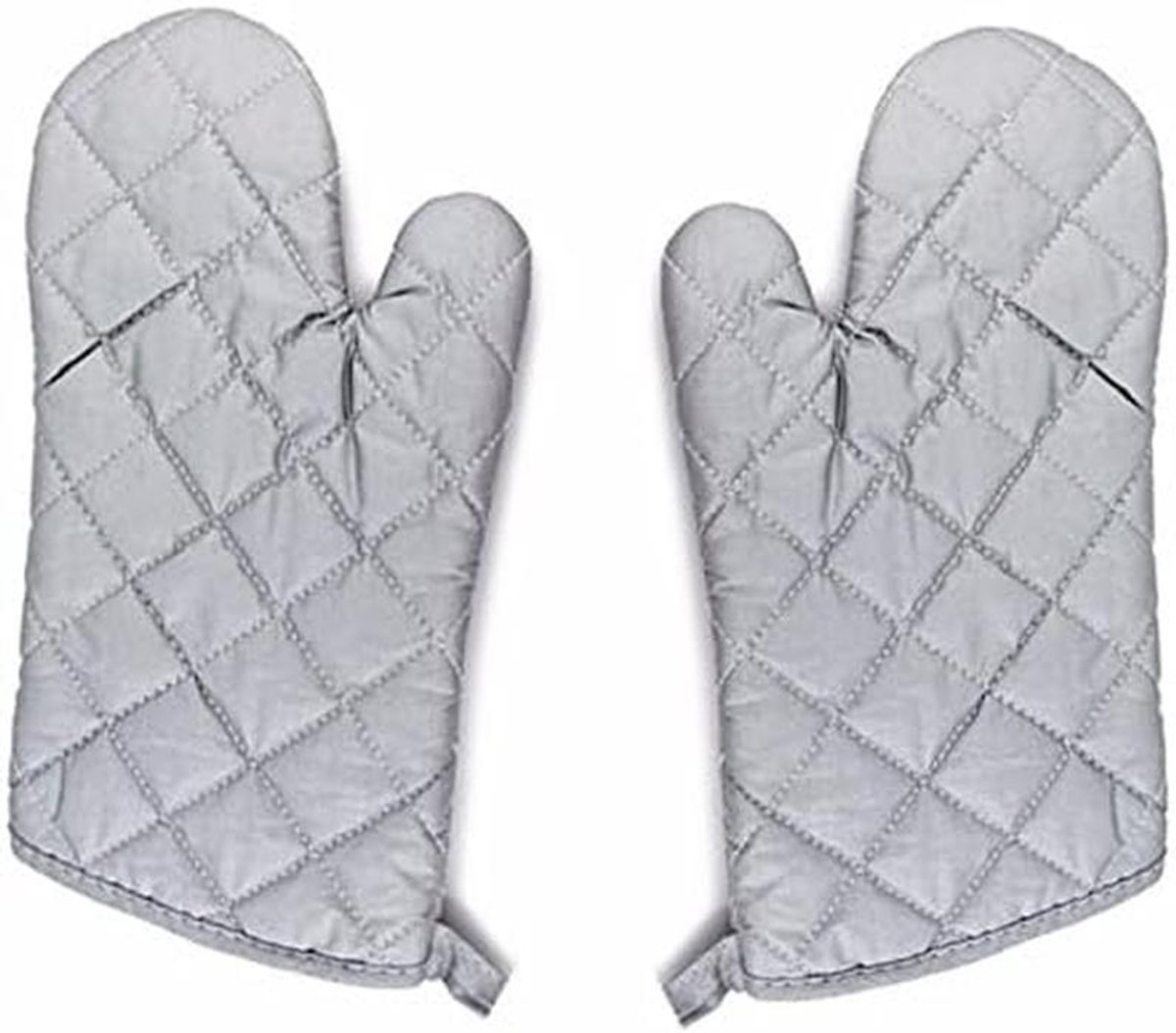 Hittebestendige Keukenhandschoenen - Ovenwanten Katoen 33cm voor Koken en BBQ