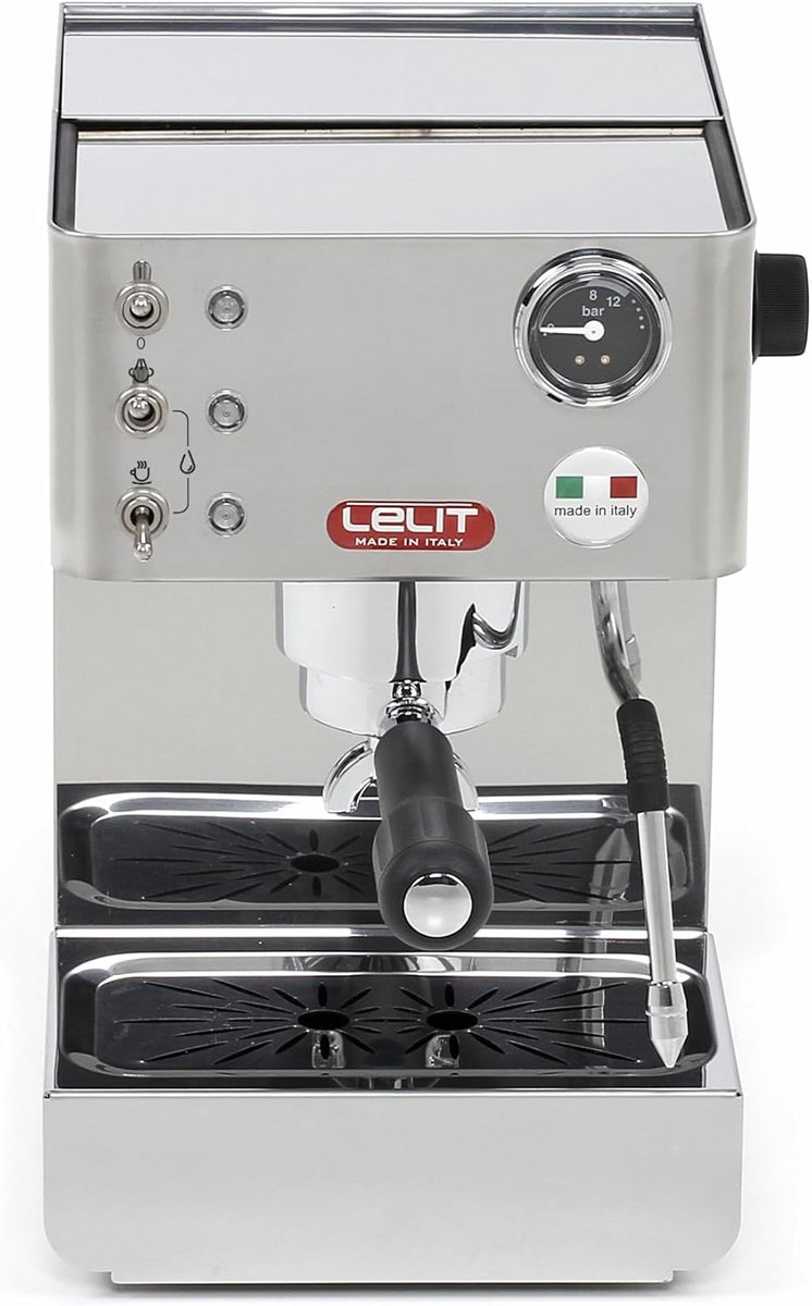 Espressomachine met stoompijp - Gepolijst RVS - Ideaal voor thuisbarista's