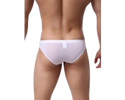 Herenslip Tanga Slip met Open Voorkant Seksueel Ondergoed Comfortabel IJs Zijde