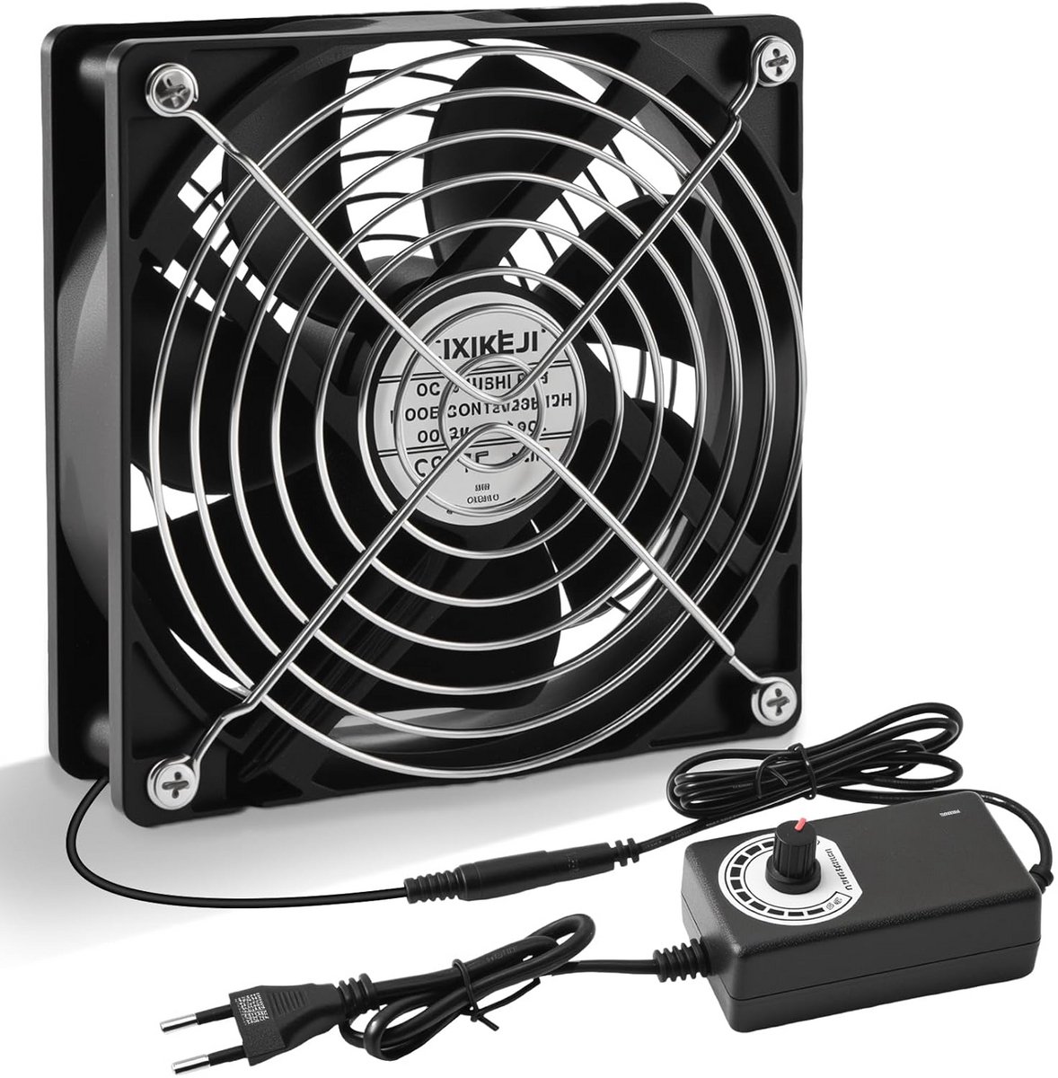 Krachtige 120mm Computer Ventilator met Instelbare Snelheid voor PC en Router Koeling
