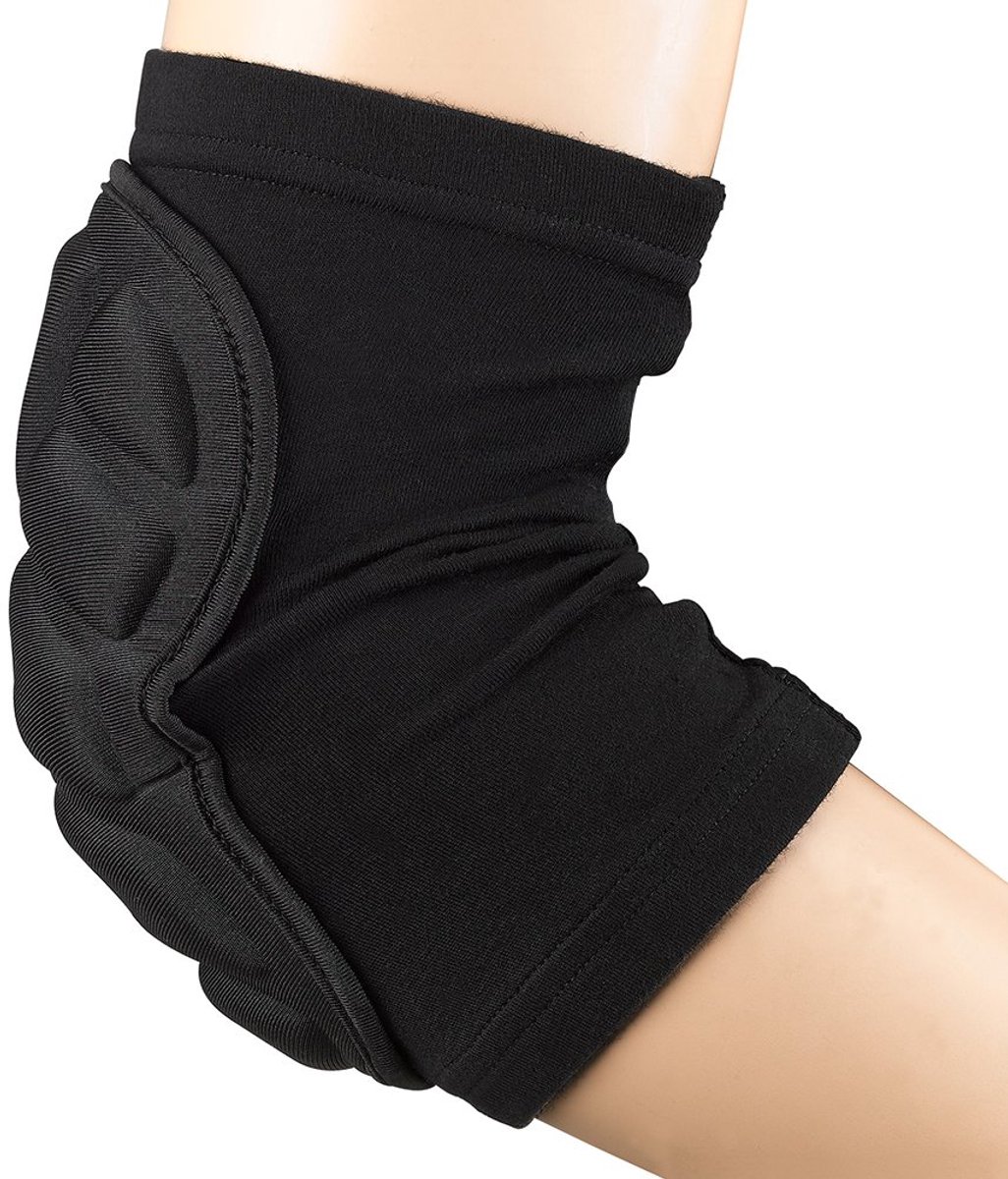 Unyqoos® Uniseks elleboogbeschermers voor sportieve en veilige outdooractiviteiten Zwart