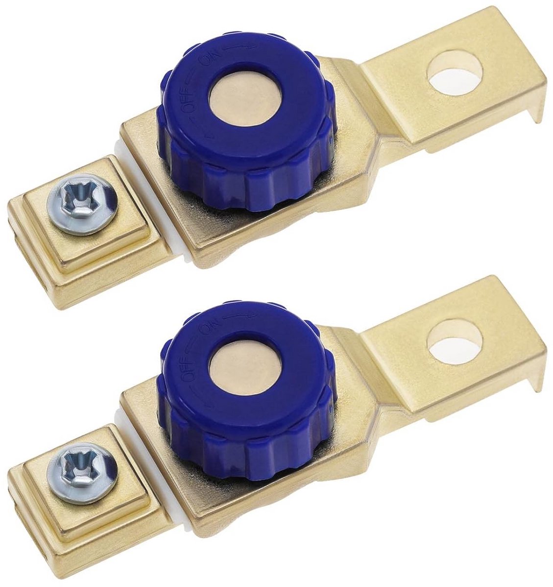 2 Stuks Universele Accu Uitschakelaar 6V 12V 80A voor Auto en Motorfiets Isolator