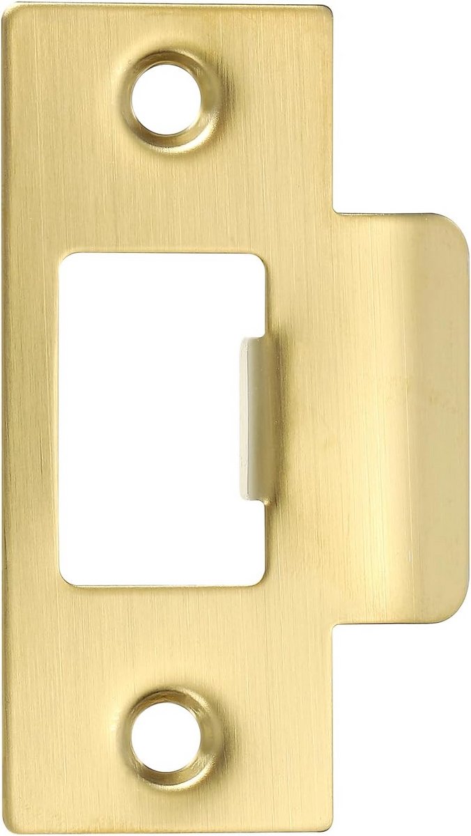 Deurslot Slagplaat RVS 2-3/4 Inch voor Binnen- en Buitendeuren - Grote Gatafmeting
