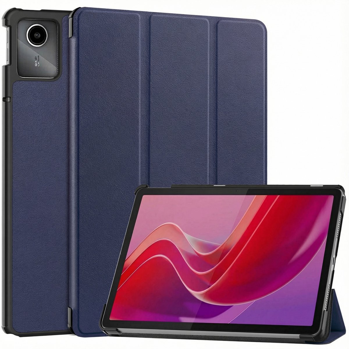 imoshion Tablet Hoes - Geschikt voor Lenovo Tab M11 - Trifold Bookcase - Donkerblauw