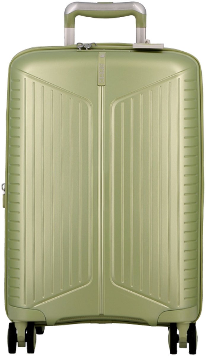 Jump Evae 4 wielen Cabinewagen 55 cm - Harde bagage - TSA slot - green