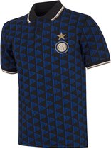 COPA - Inter Milan All Over Polo - Heren - Korte Mouw - Zwart - L