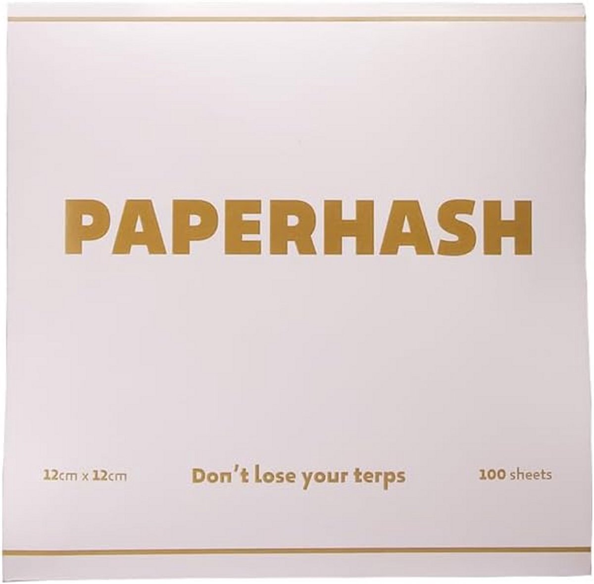 Professioneel Perkamentpapier voor Harsen, Concentraten en Oliën (12x12 cm, 100 Vellen)