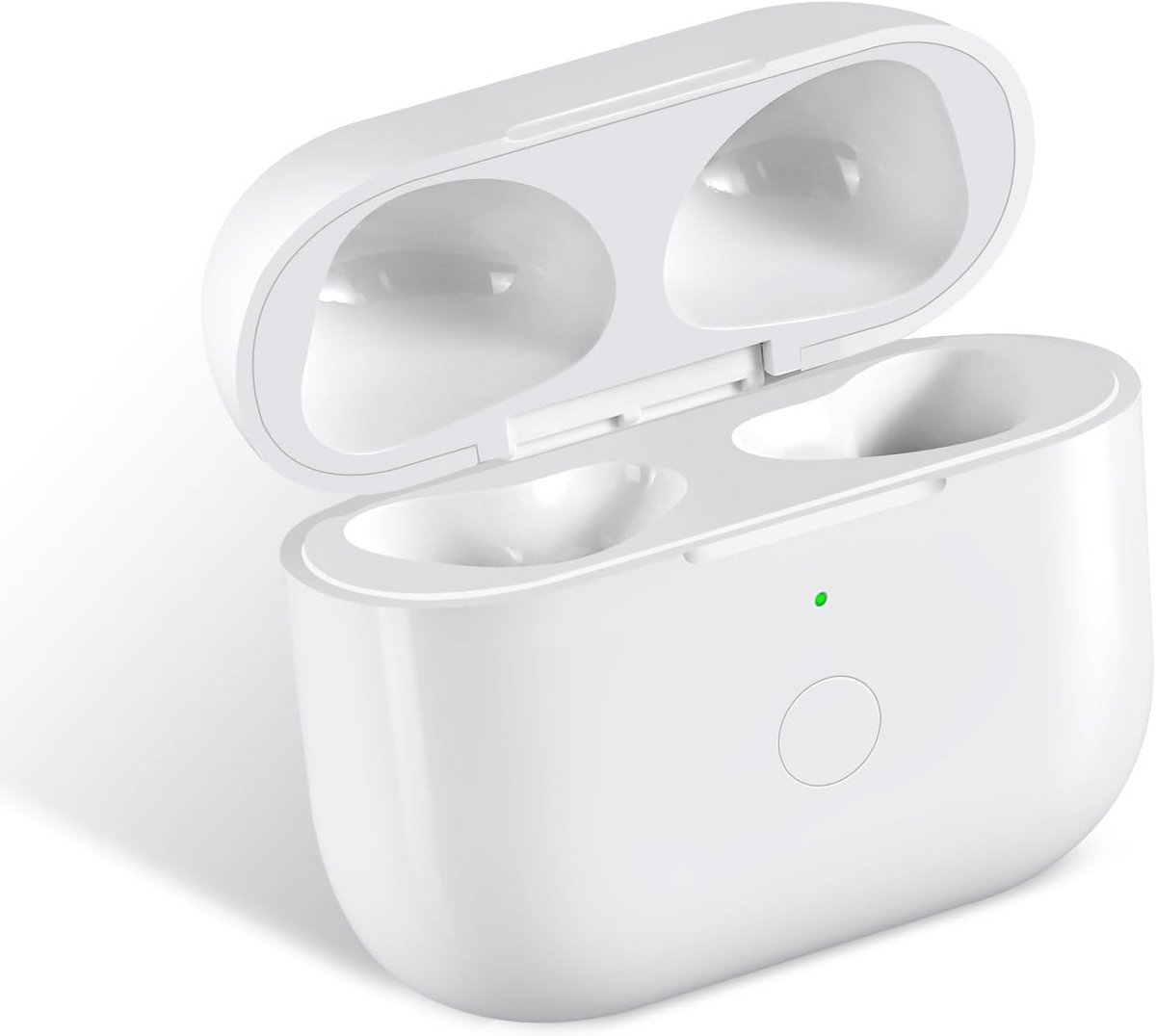 Draadloze Oplaadcase Vervanging voor Bluetooth Oortelefoon met Synchronisatie, Wit