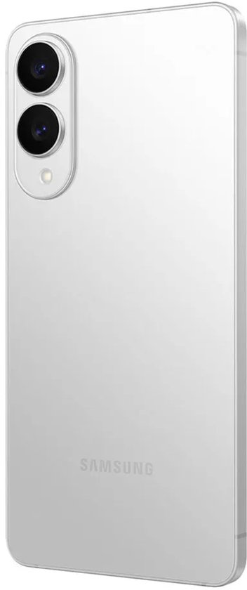 Samsung Galaxy S25 Edge, 512GB, Titanium Zilver. Achterkant met dubbele camera's.