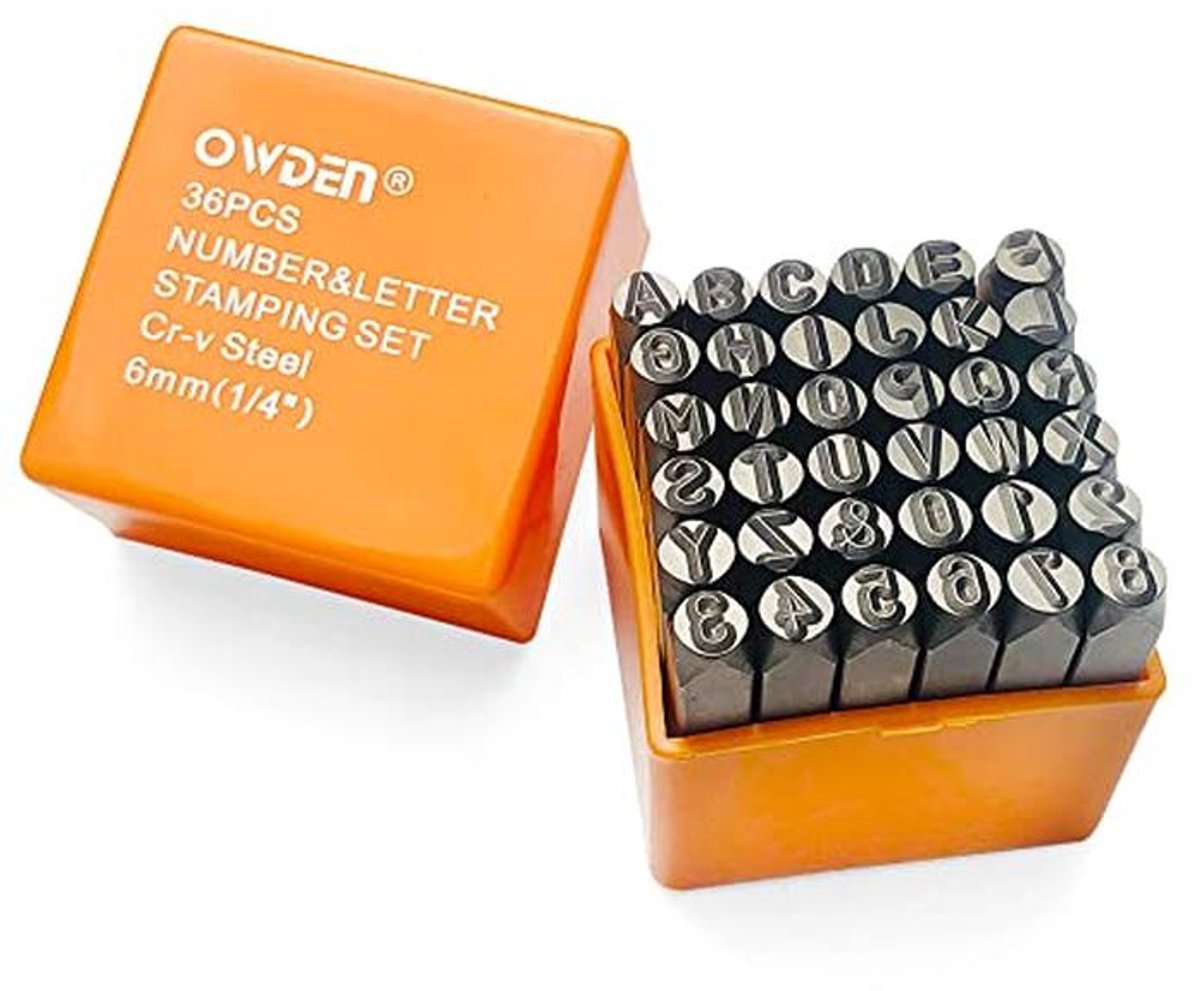 Professionele 36 Stalen Stempel Set voor Sieraden en Craft Projecten
