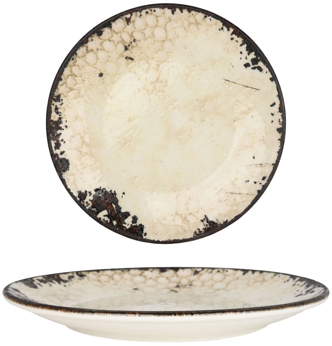 Rinart Dinerbord - Mega - Porselein - 30 cm - set van 6