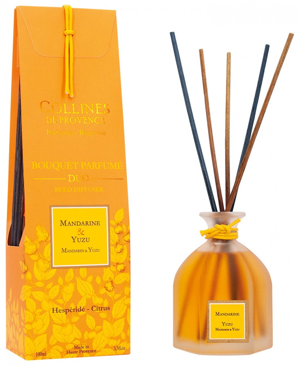 Collines de Provence Duo Geparfumeerde Bundel 100 ml (Geur : Mandarijn & Yuzu)