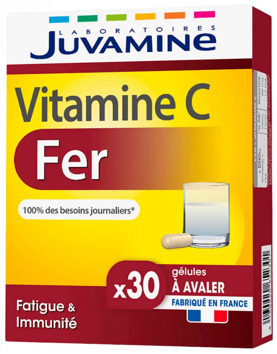 Juvamine Vitamine C IJzer 30 Capsules