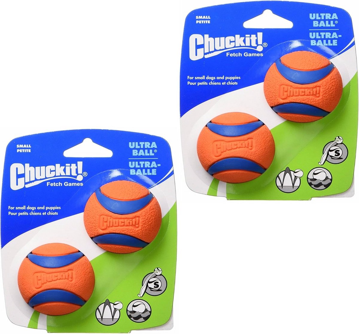 Duurzame Rubber Fetchbal voor Honden – Geschikt voor Launcher – Klein – 4 Stuks