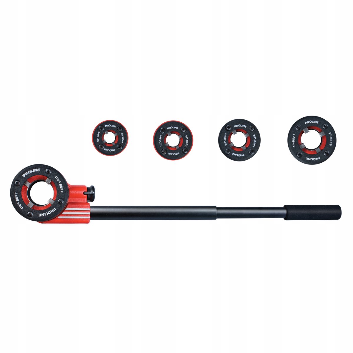 Gereedschapset Schroefdraad Tappen 1/2" - 1 1/4" met Ratel
