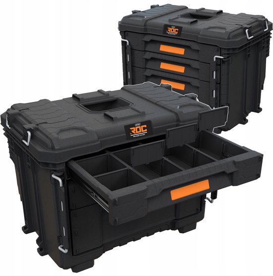 Keter ROC PRO GEAR 2.0 XL Gereedschapskist met 3 Lades