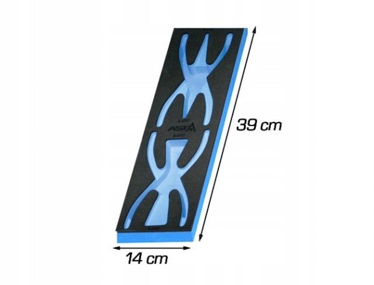 Schuimrubber inleg voor Seeger klemmen lengte 180mm