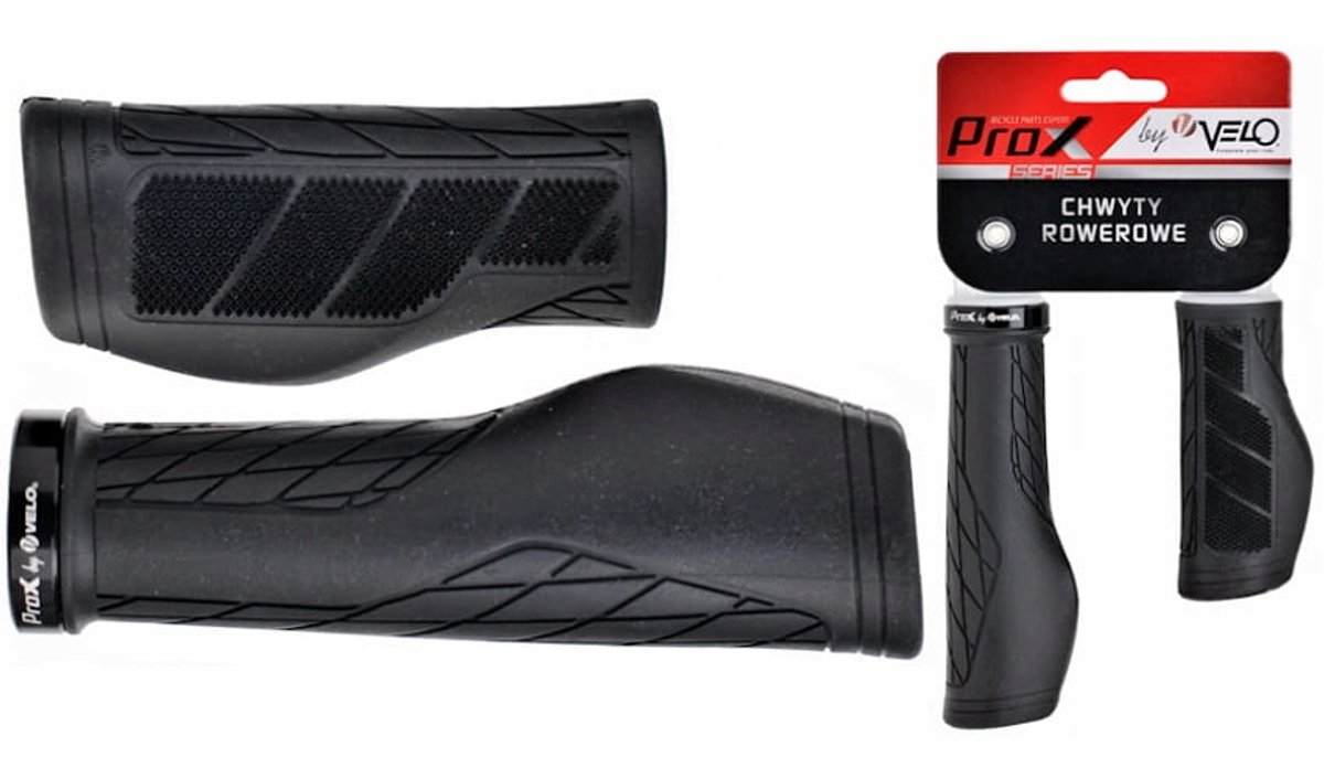 Prox VLG-1670-2D3 Gel Fietsstuurhandvatten - Zwart