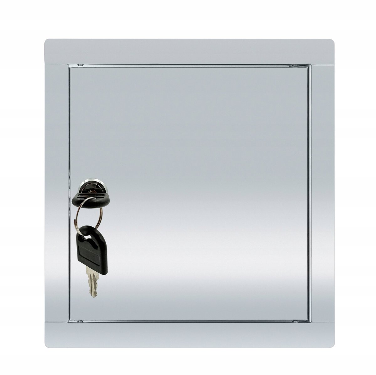 RVS Inspectieluik 20x20 cm met Sleutel - Metaal