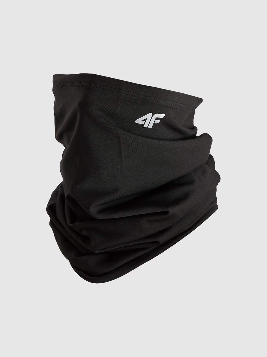 4F Unisex Bandana - Zwarte Multifunctionele Sjaal voor Heren & Dames