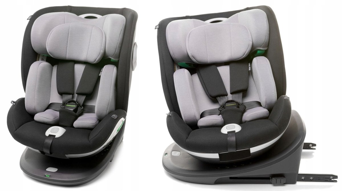 4BABY Vel-Fix Autostoel 0-36 kg i-Size met Isofix & 360° rotatie