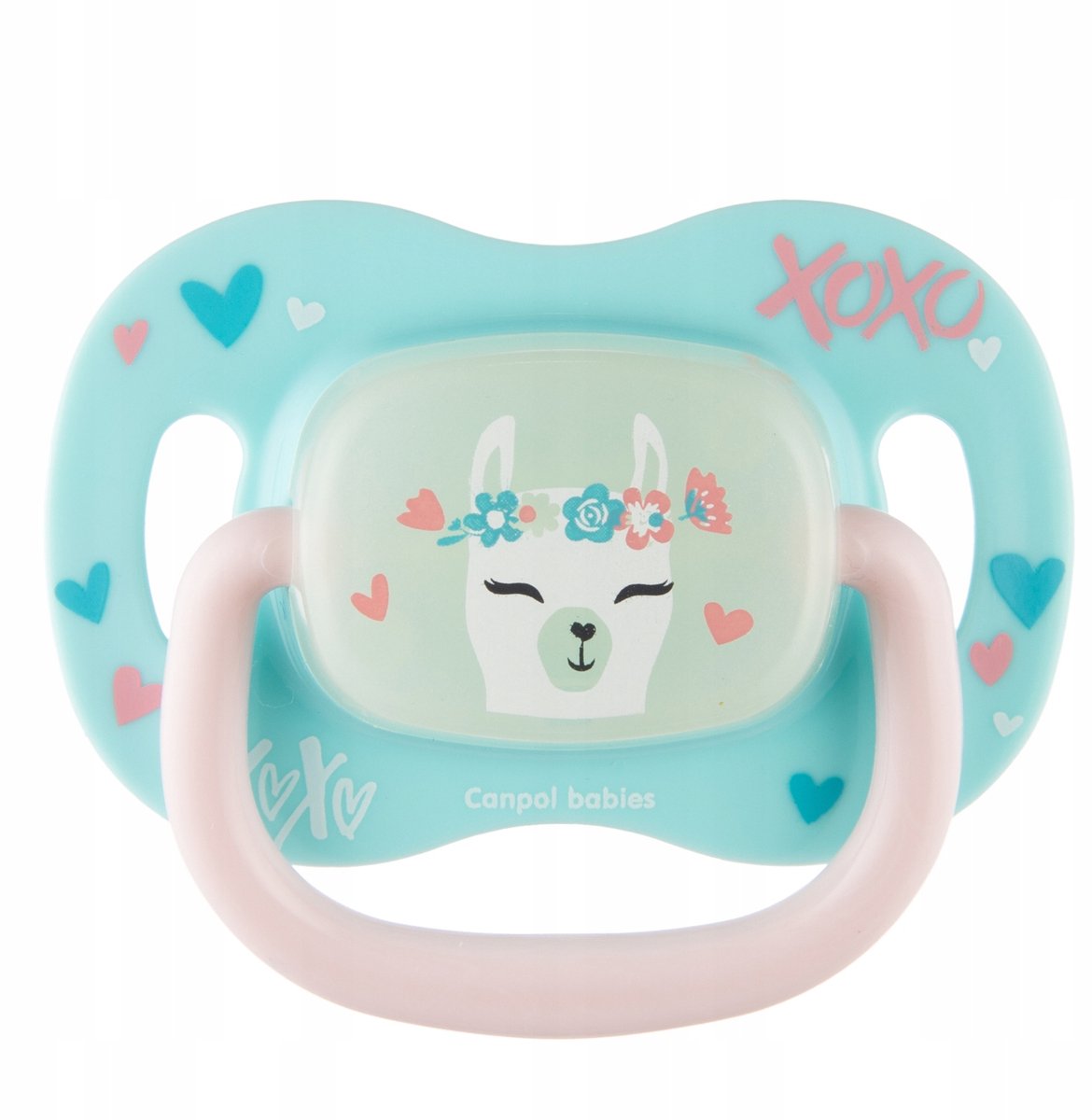 Canpol baby's Ronde Siliconen Speen 18m+ Lama - Exotische dieren