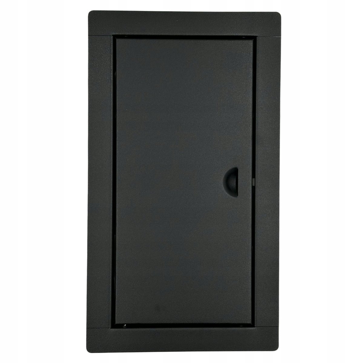 Zwart metalen luik 30x60cm - Revisieluik met handige sluiting