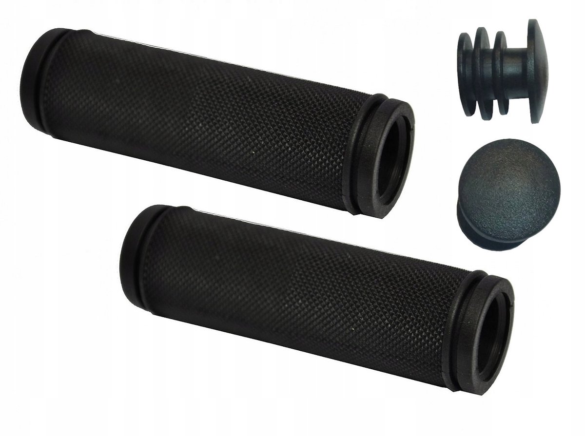 VELO Universele Fietsstuurhandvatten 130mm Rubber Geperforeerd