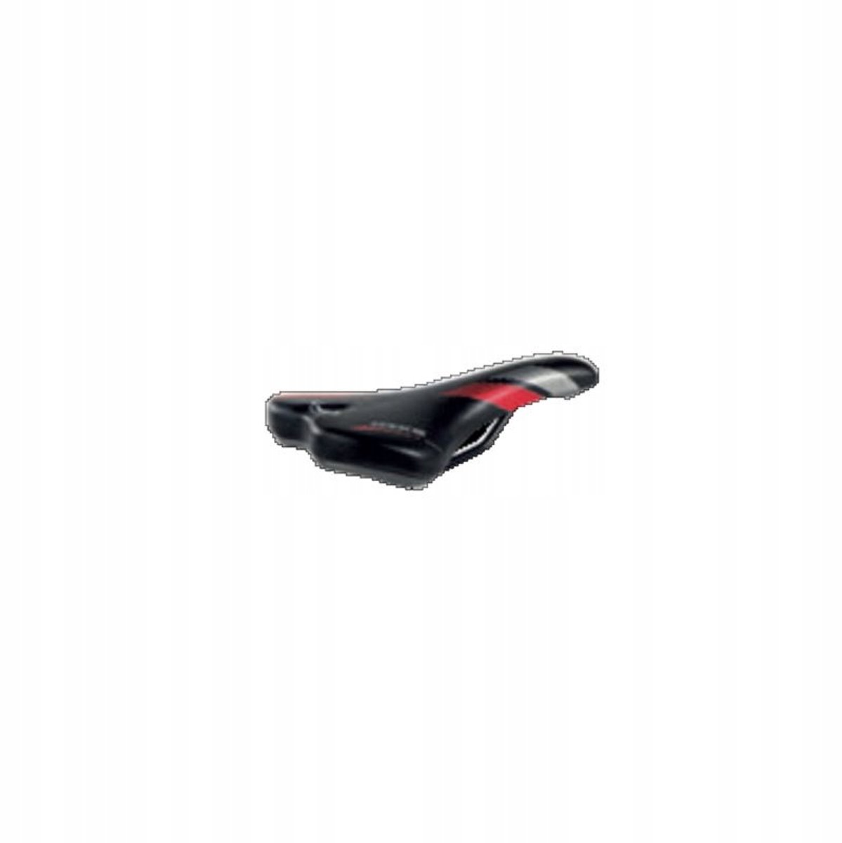 Selle Monte Grappadijk Fietszadel Zwart/Rood - 280x150mm