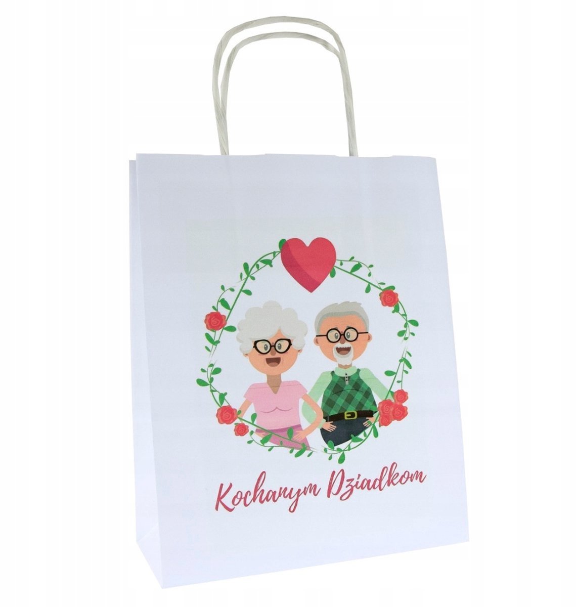 Papieren Cadeautas voor opa en oma - klein cadeauzakje
