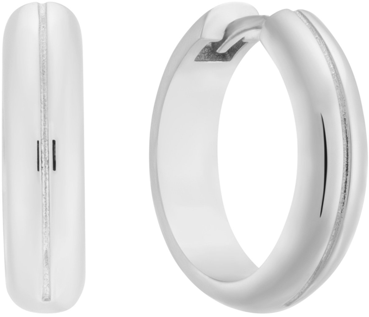 Glow 107.2660.15 Dames Oorbellen - Oorringen - Sieraad - Zilver - 925 Zilver - 15 mm lang