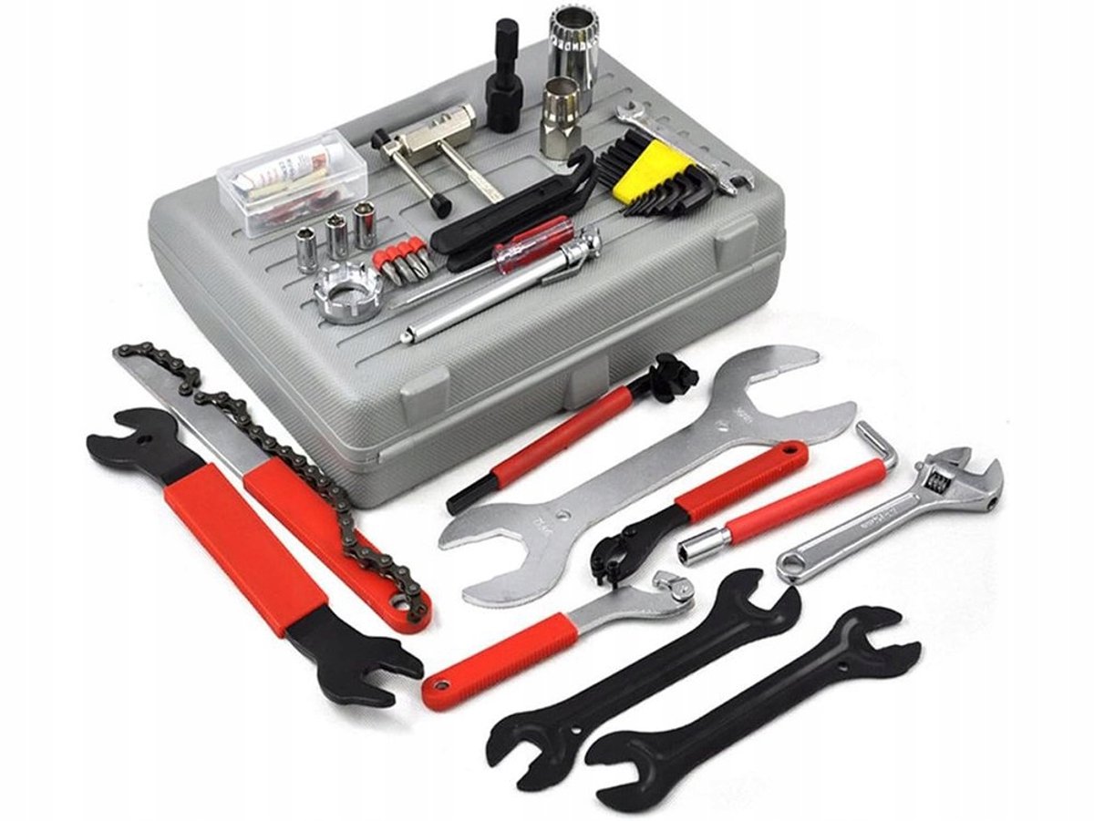 Fietsgereedschap Set 44 Delen - Reparatie & Onderhoud Koffer