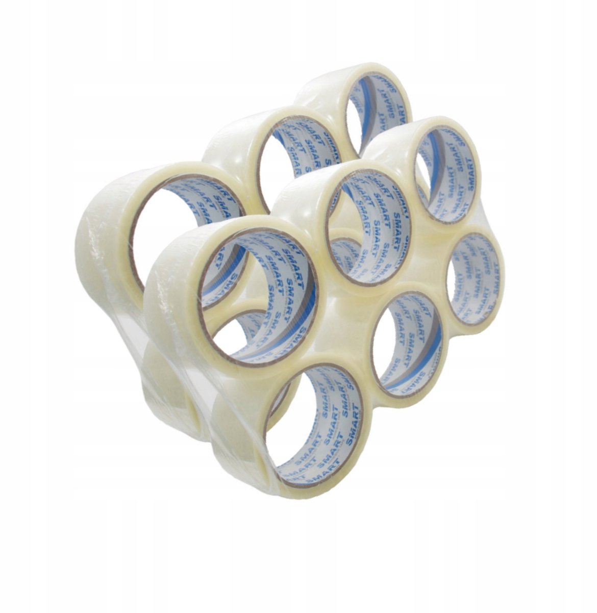 Smart Pakket 12 Rollen Transparante Verpakkingstape 48mm