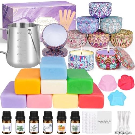 Kit Pour Fabriquer Bougies Parfumées