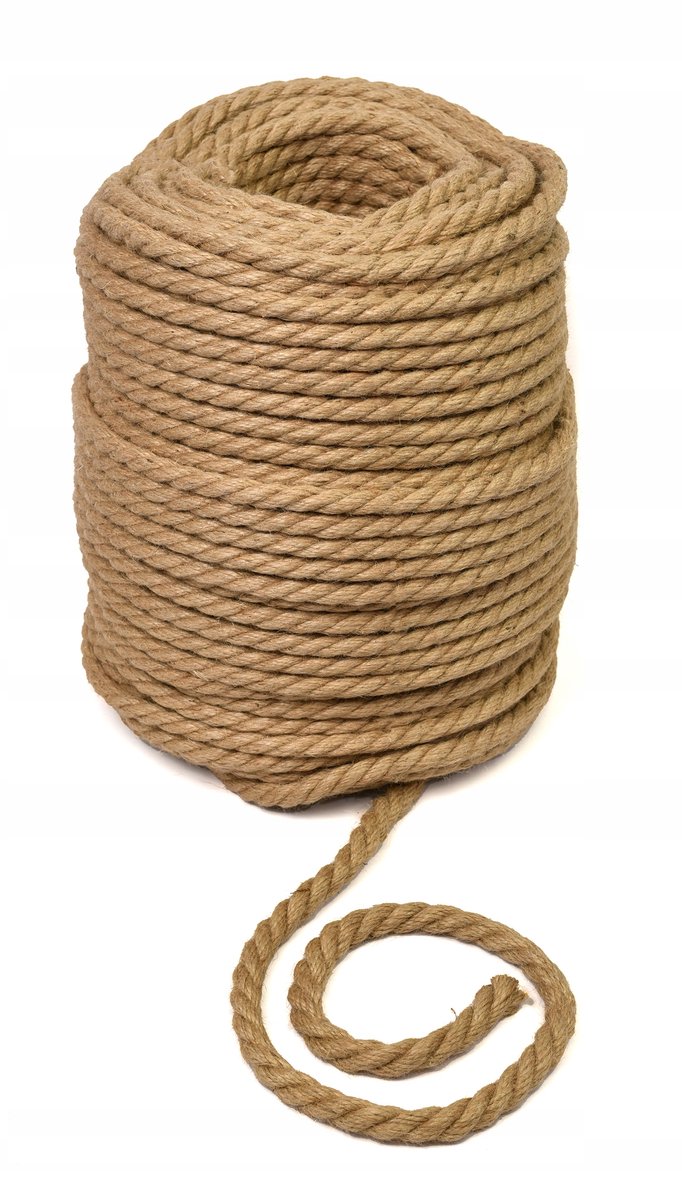 Jute Touw 8mm 100m - Decoratief & Sterk Zeil- en Klauwtouw