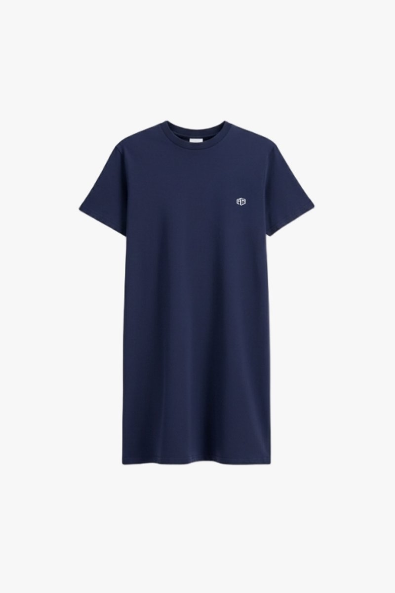 T-shirt jurk Vrouwen - 100% katoen 230 GSM - Regular Fit - Maat L - Ronde hals -