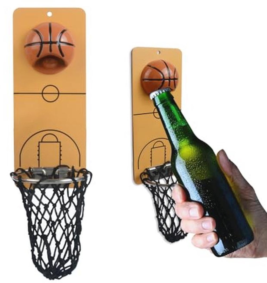 Basketbal Flesopener en Opslaghouder voor Thuis en Tuin