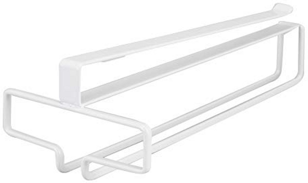 Wijnglas Hanger Onder Plank van Staal - 11 x 26 x 7 cm