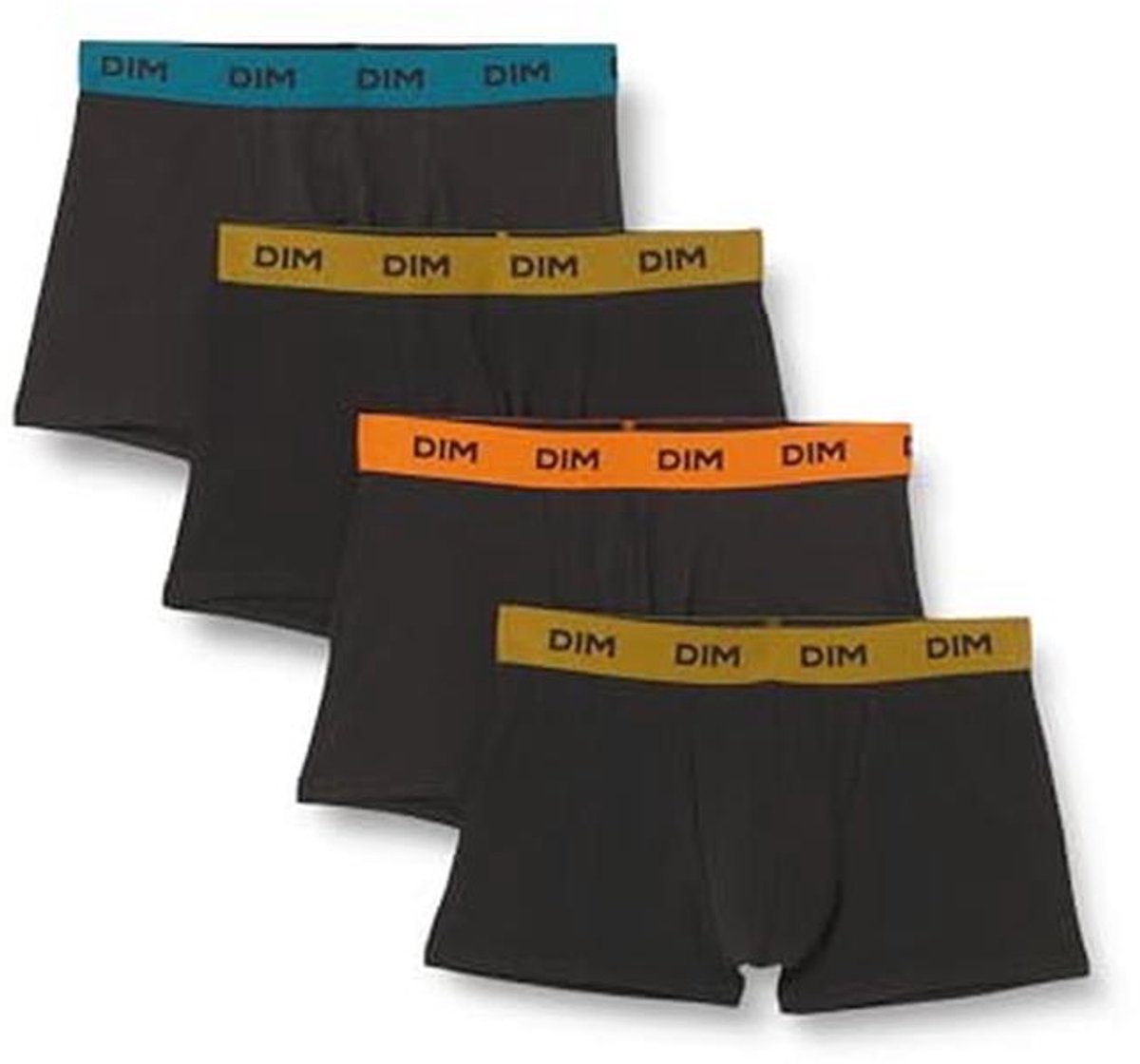 Comfortabele Boxershorts voor Heren - Katoen, Stretch, 4 Stuks, Mix van Kleuren
